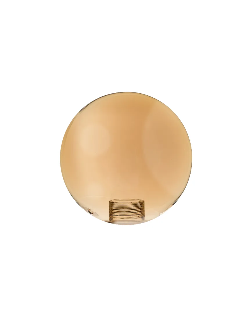 BUBBLES GLASS SHADE D18 AMBER