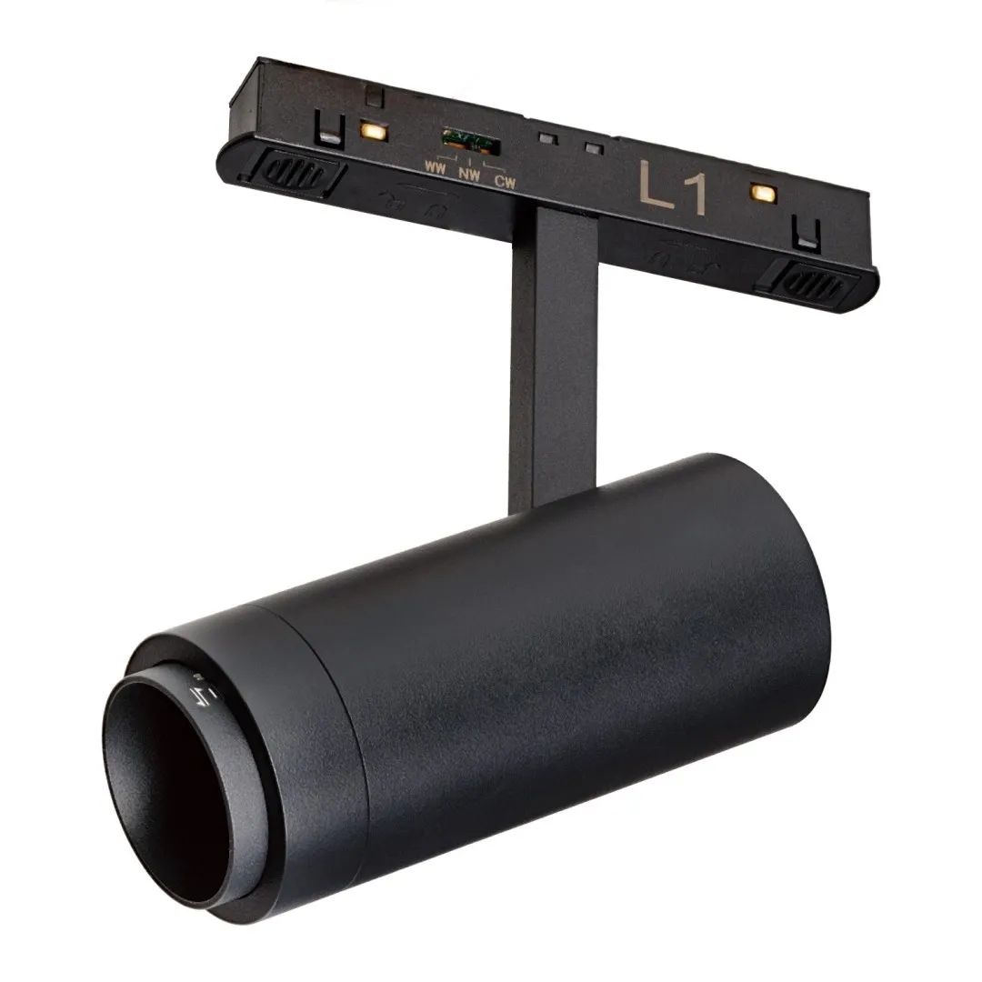 ALFA OPTICA TRACK MAGNETIC 2LINE 12W CCT SWITCH DIMM BK