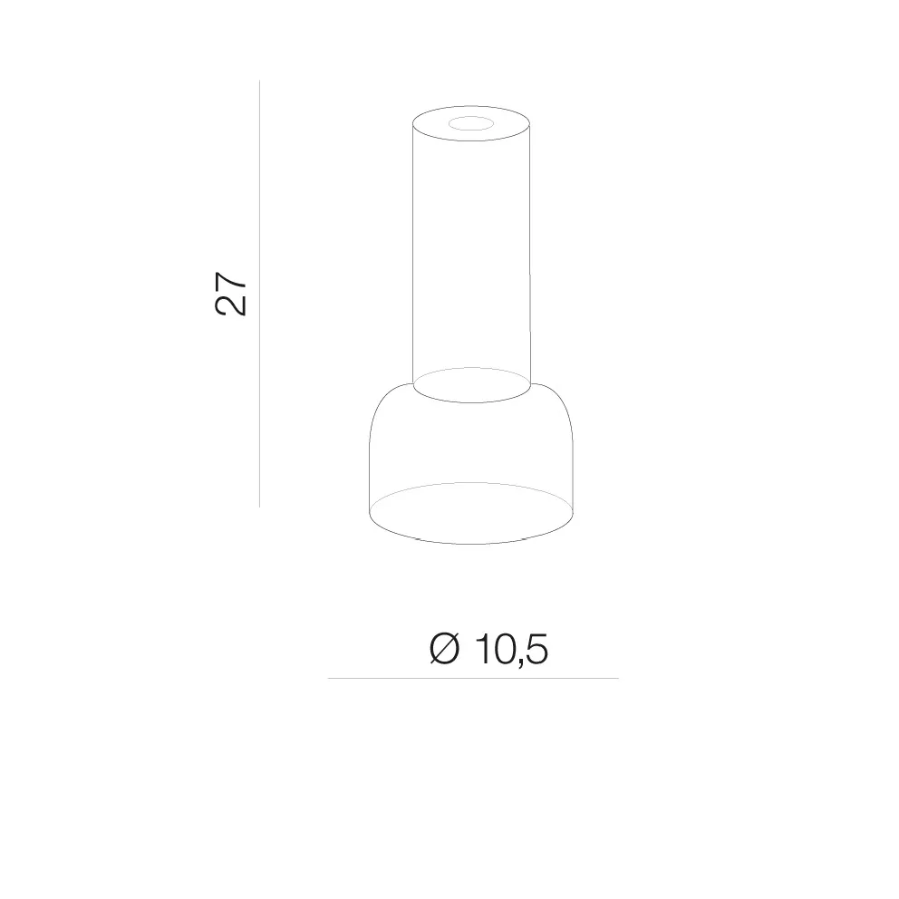 ZIKO GU10 GLASS (BLUE)