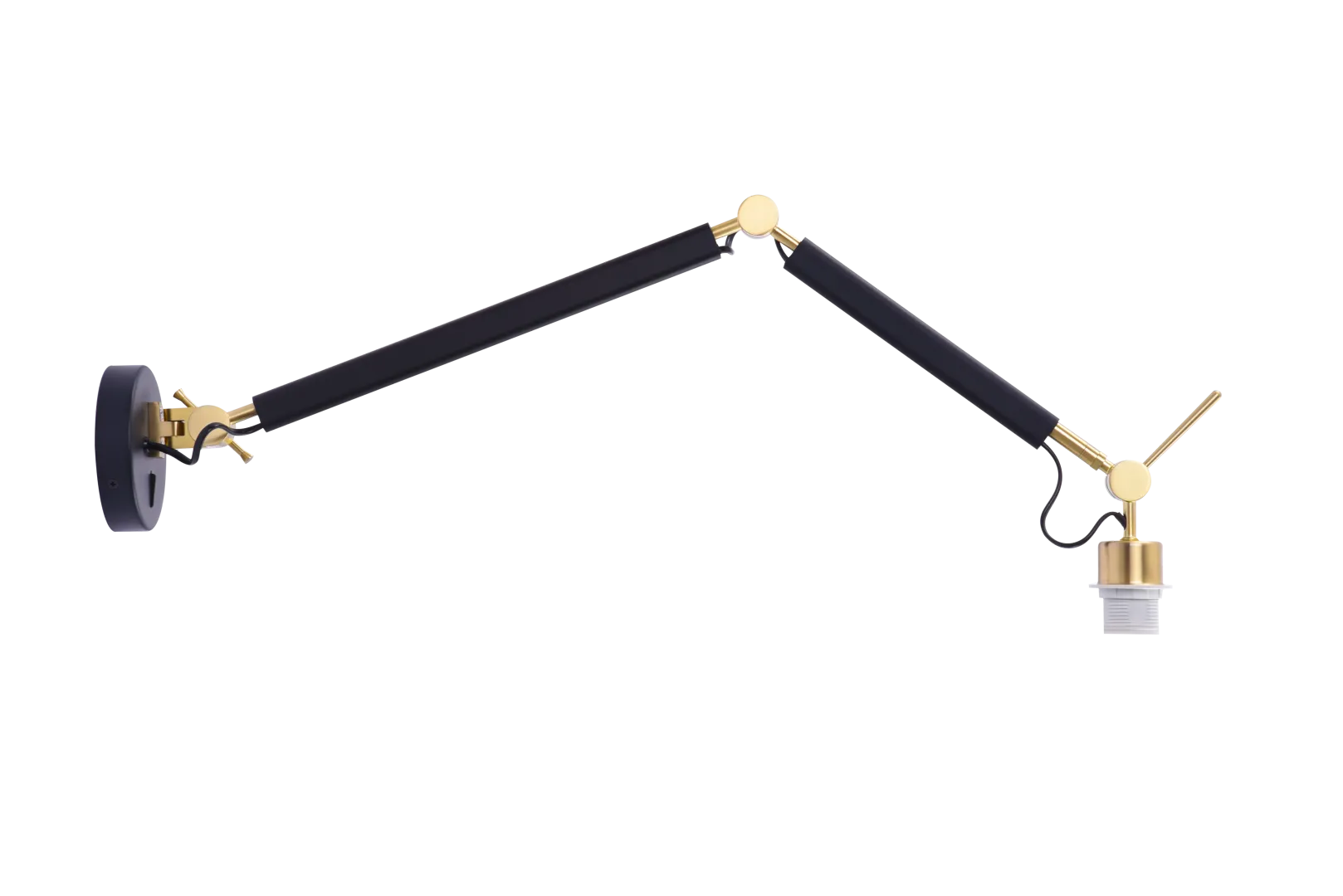 ZYTA S WALL LAMPBODY BK/GO