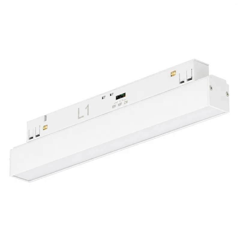 ALFA SAGA TRACK MAGNETIC 2LINE 12W CCT SWITCH DIMM WH